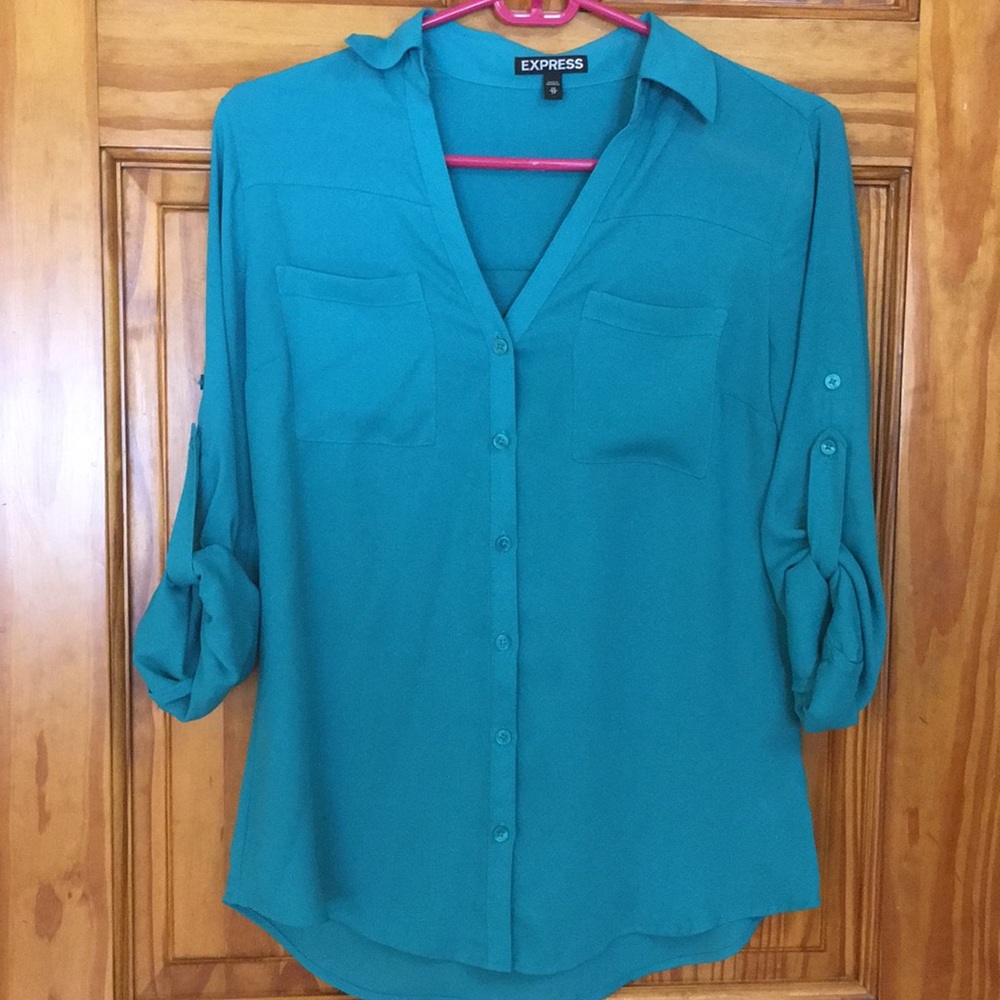 Turquoise Blouse